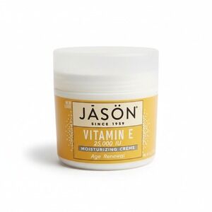JASON Vitamin E 25000 IU Moisturizing Creme Age Renewal New Look Full Jar 4oz.